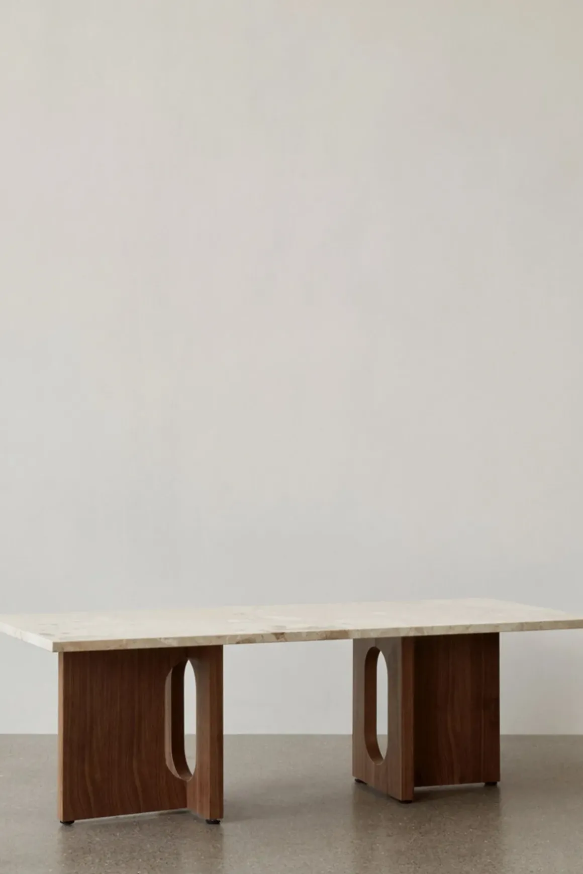 Sofabord - Androgyne Lounge Kunis Breccia Sand/Dark Stained Oak