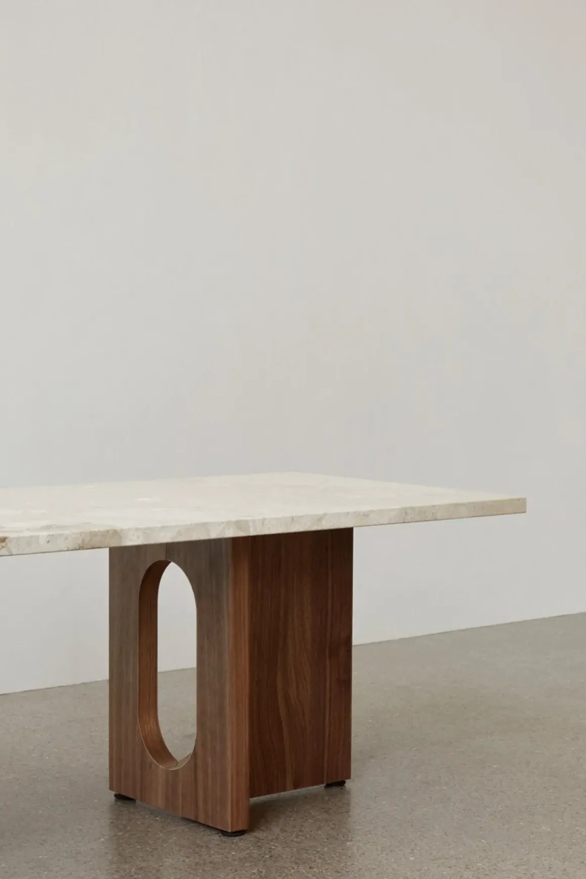 Sofabord - Androgyne Lounge Kunis Breccia Sand/Dark Stained Oak