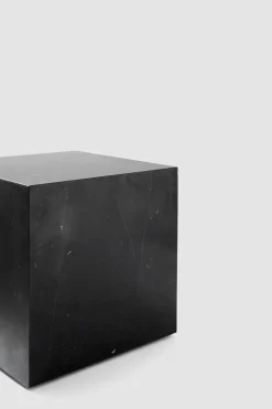 Sofabord - Plinth Cubic 40x40xh39cm Black Marble