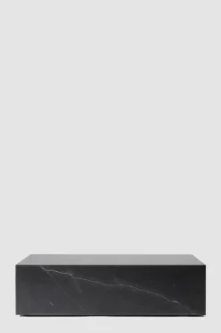 Sofabord - Plinth Low 60x100xh27cm Black Marble