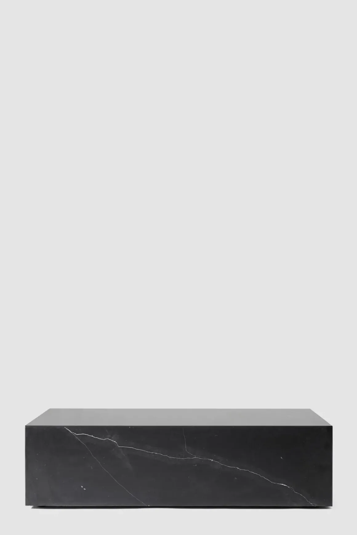 Sofabord - Plinth Low 60x100xh27cm Black Marble