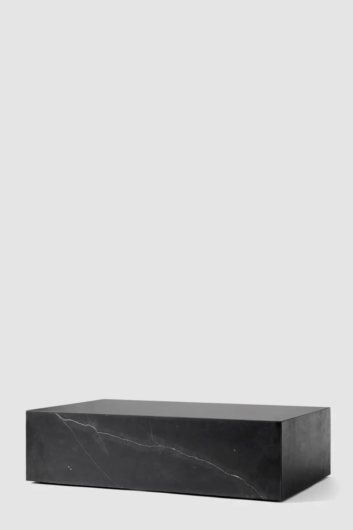 Sofabord - Plinth Low 60x100xh27cm Black Marble