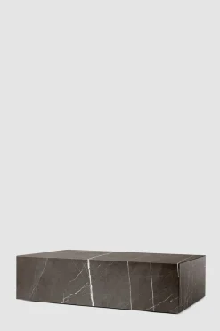 Sofabord - Plinth Low 60x100xh27cm Grey Kendzo Marble