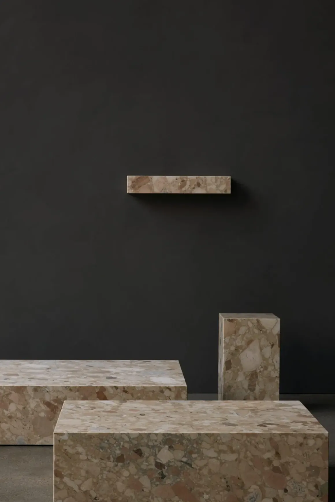 Sofabord - Plinth Low 60x100xh27 Kunis Breccia