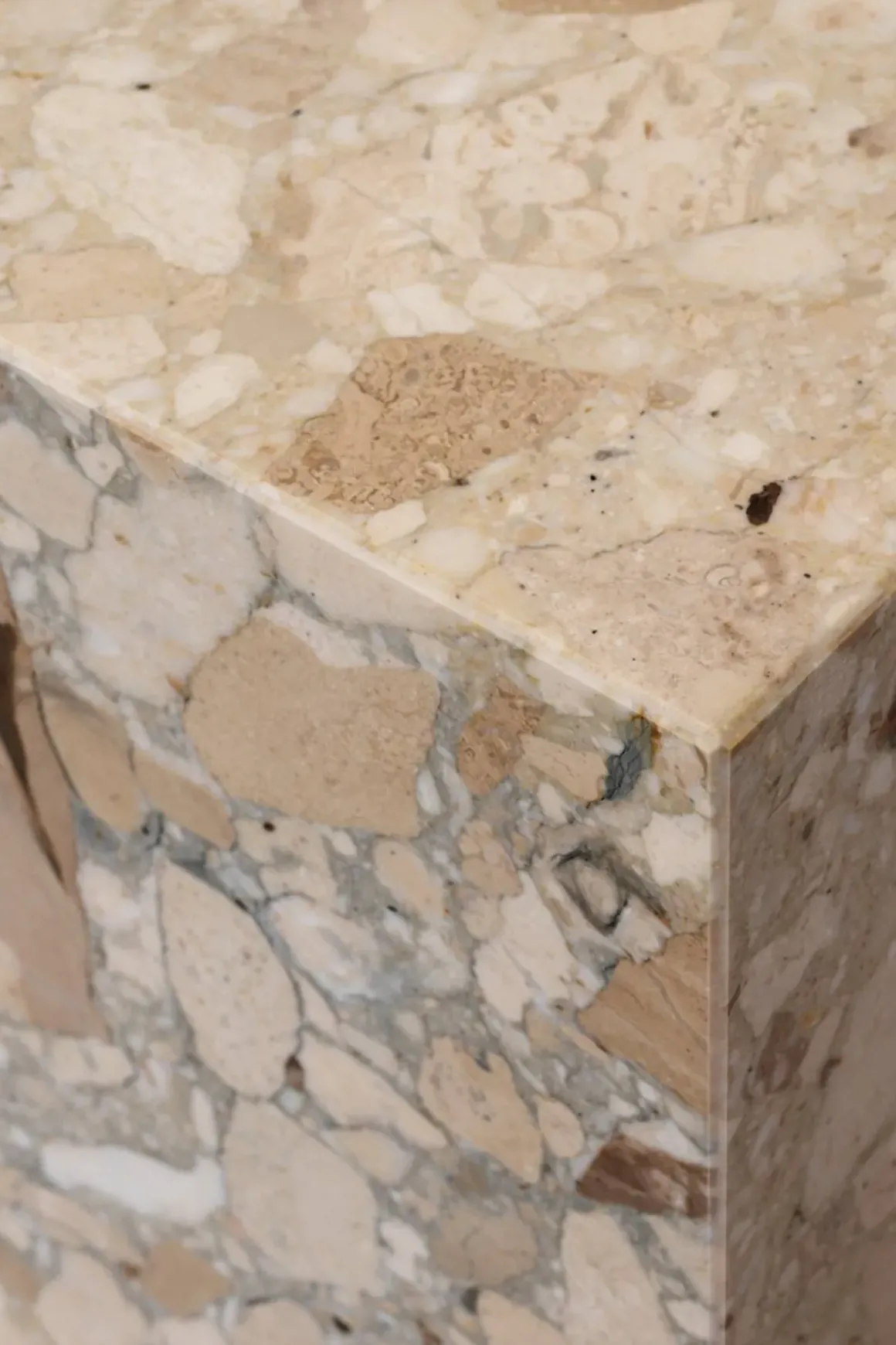 Sofabord - Plinth Low 60x100xh27 Kunis Breccia