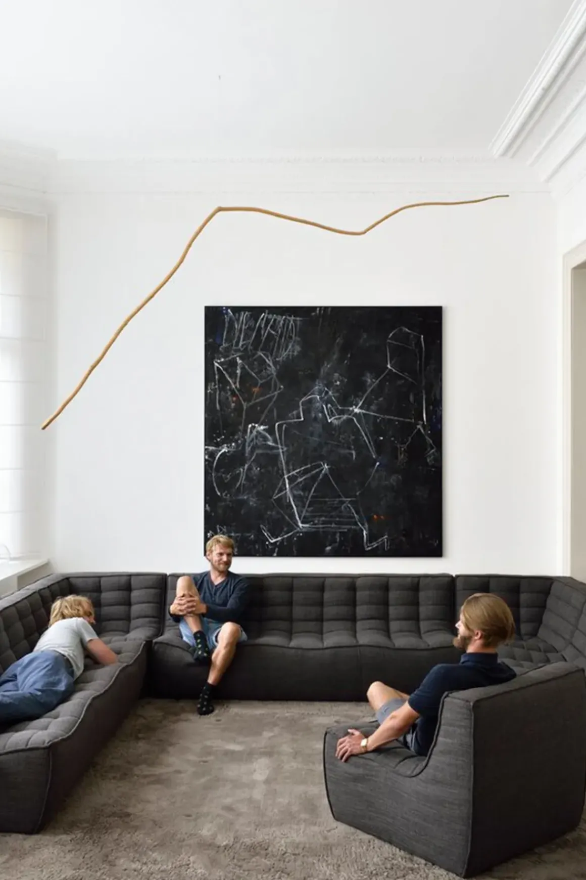 Sofa - N701 1-seter Mørk Grå