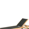 Solseng - Columbus 76x200cm Teak/Sort