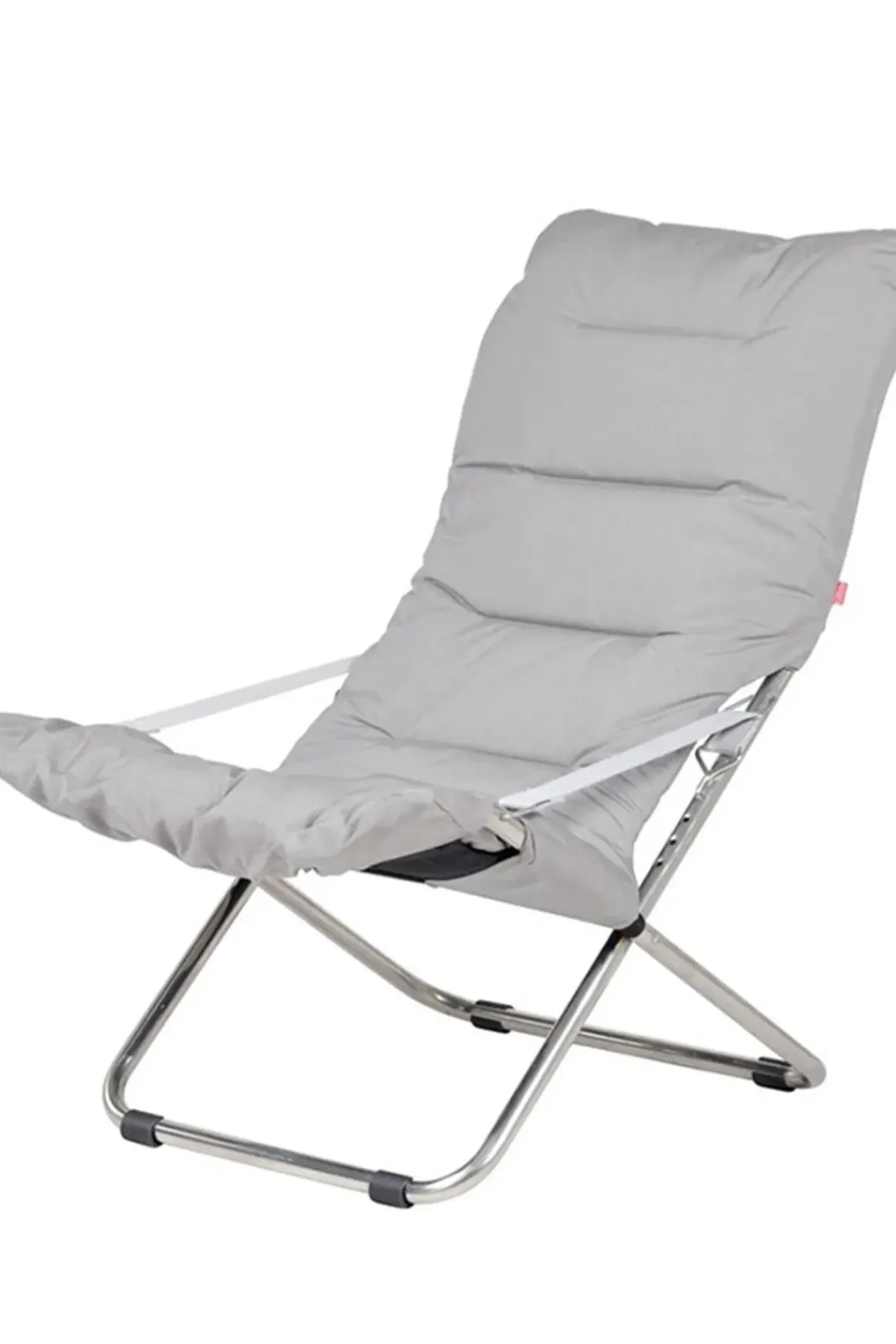 Solstol - Fiesta Soft m/Pute Lys Grå