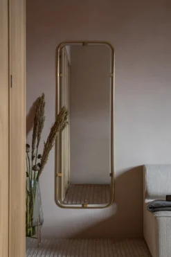 Speil - Nimbus Rectangular b53,4xH158,4cm Polished Brass