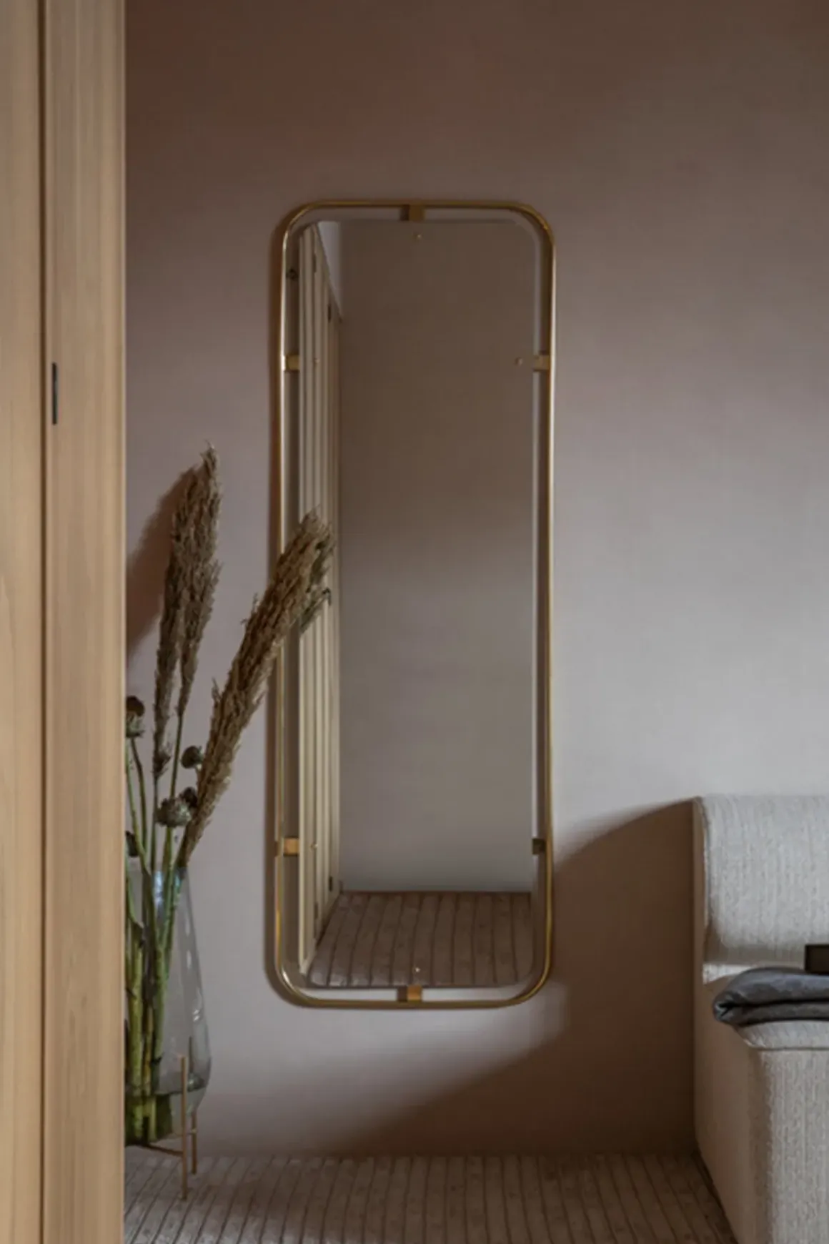 Speil - Nimbus Rectangular b53,4xH158,4cm Polished Brass