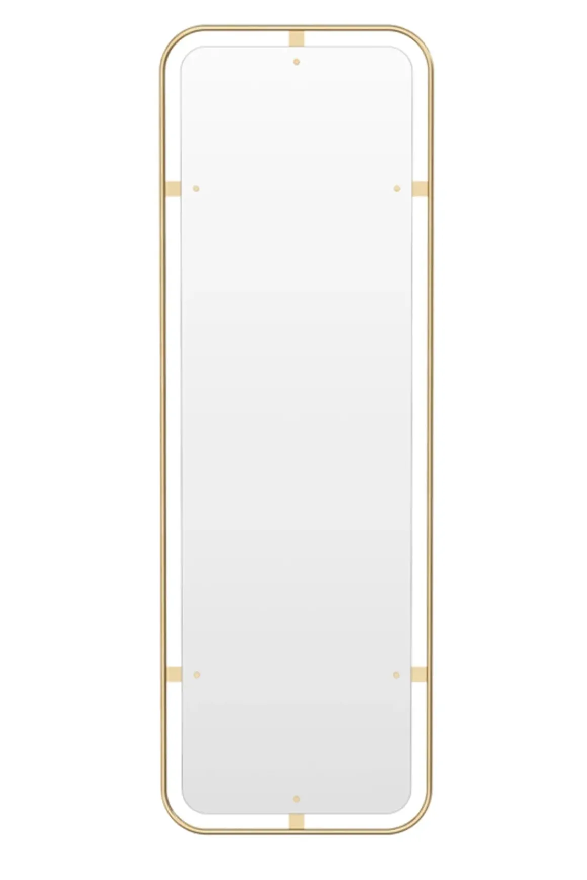 Speil - Nimbus Rectangular b53,4xH158,4cm Polished Brass