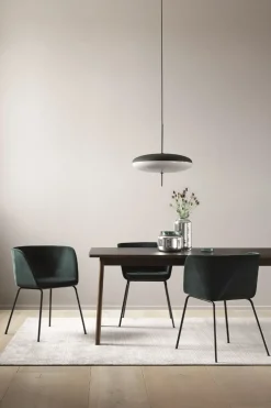 Spisebord - Ana 6490 Røykbeiset/Oljet Eik / Sort Laminat
