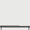 Spisebord - Bok m/Ileggsplate 180/280x100xH76cm Sort Eik