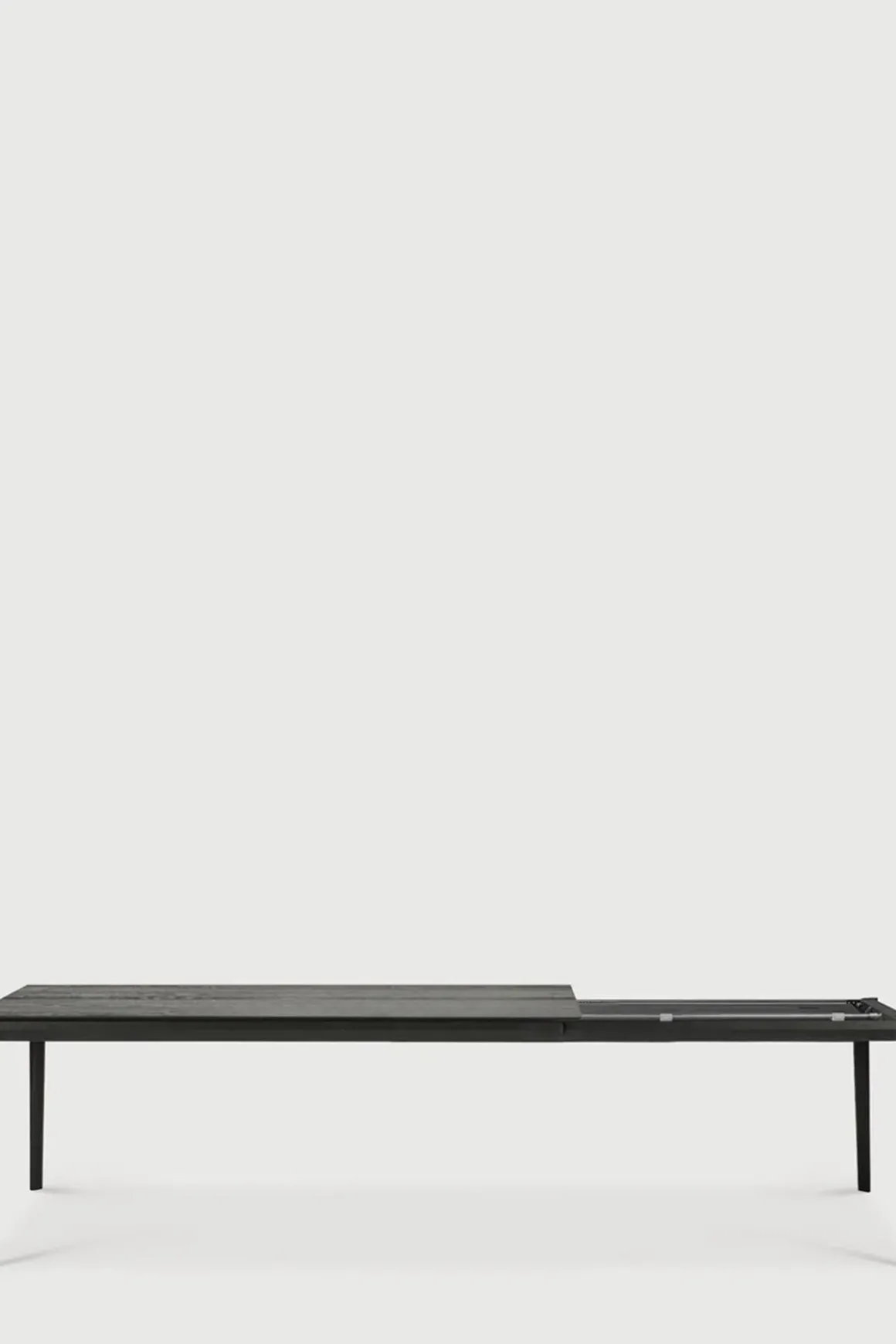 Spisebord - Bok m/Ileggsplate 180/280x100xH76cm Sort Eik