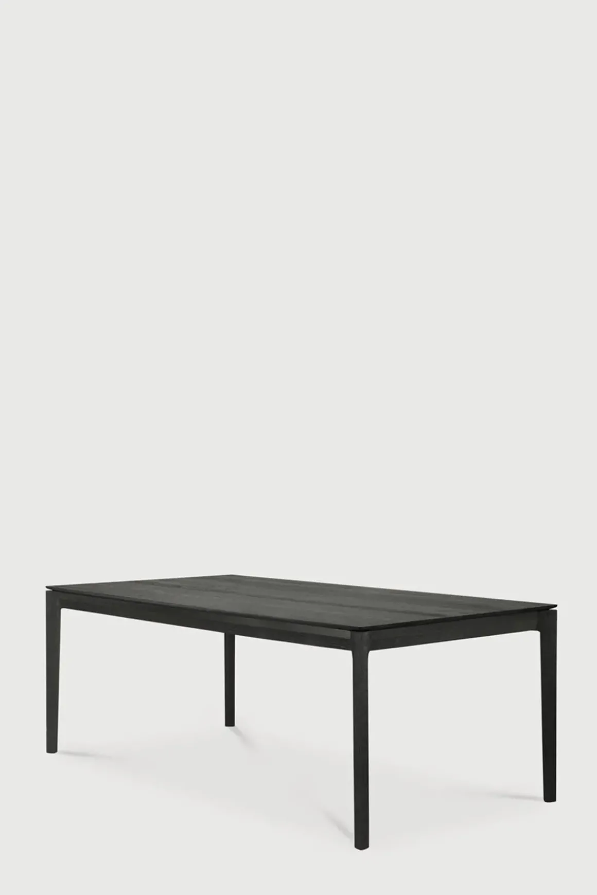 Spisebord - Bok m/Ileggsplate 180/280x100xH76cm Sort Eik