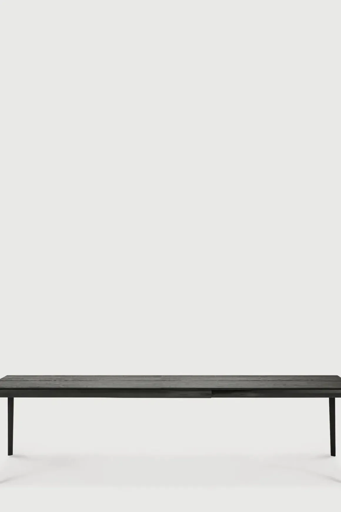 Spisebord - Bok m/Ileggsplate 180/280x100xH76cm Sort Eik
