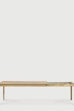 Spisebord - Bok m/Ileggsplate 180/280x100xH76cm Eik