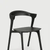Spisestol - Bok 50x54xH76cm Sort Eik