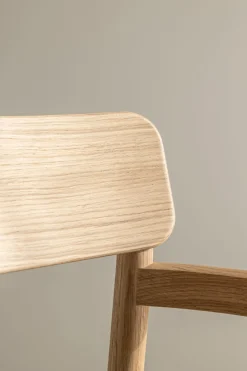 Spisestol - Post Chair Steelcut Trio 213 Lys Oljet Eik