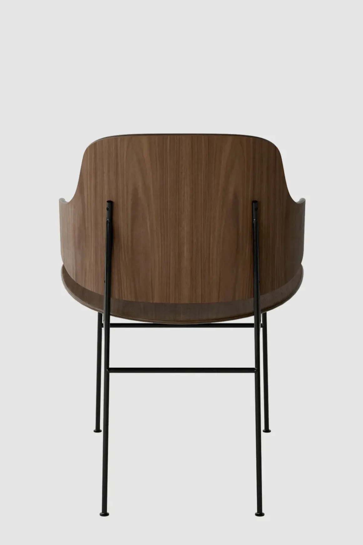 Spisestol - The Penguin Black Steel, Walnut