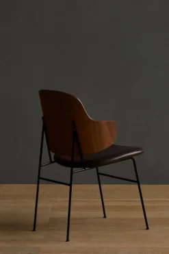 Spisestol - The Penguin Dakar 329, Black Steel, Walnut