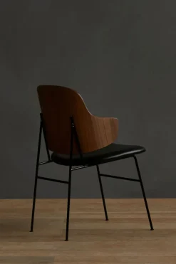 Spisestol - The Penguin Dakar 842, Black Steel, Walnut