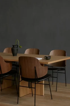Spisestol - The Penguin Dakar 842, Black Steel, Walnut