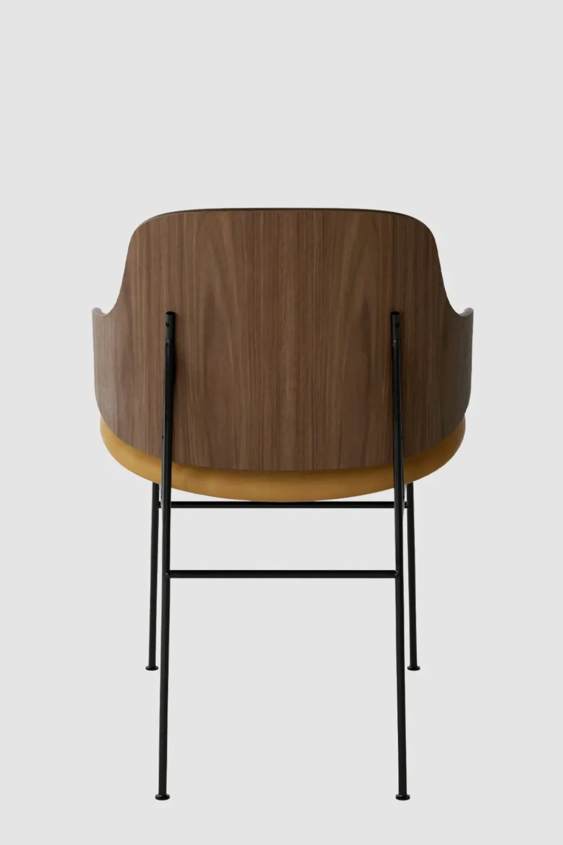 Spisestol - The Penguin Dakar 250, Black Steel, Walnut