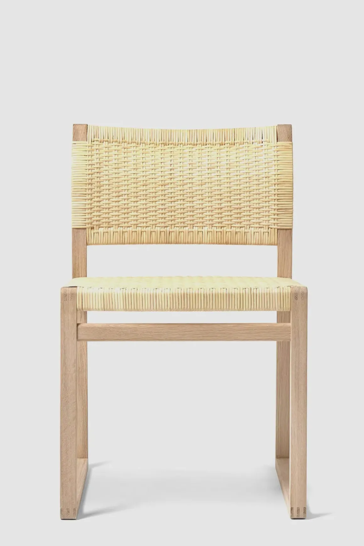 Spisestuestol - BM 61 3261 Oljet Eik / Flettet Rattan