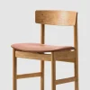 Spisestuestol - Mogensen Model 3236 Oljet Eik / 95 Cognac Lær