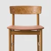 Spisestuestol - Mogensen Model 3236 Oljet Eik / 75 Cognac Lær