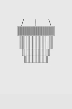 Taklampe - Aquarelles Chandelier Round
