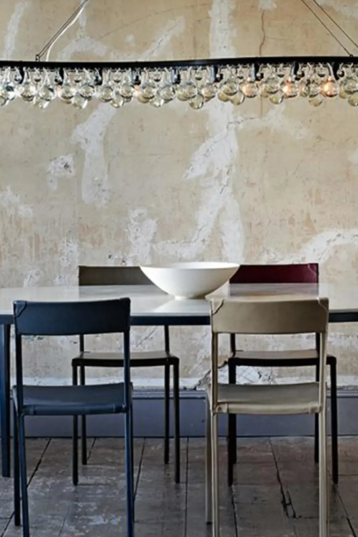 Taklampe - Arctic Pear Chandelier Double Wave 200cm