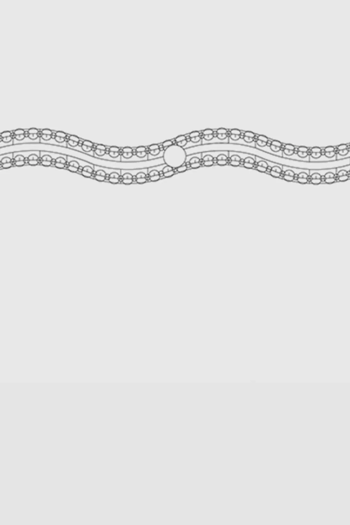 Taklampe - Arctic Pear Chandelier Double Wave 200cm