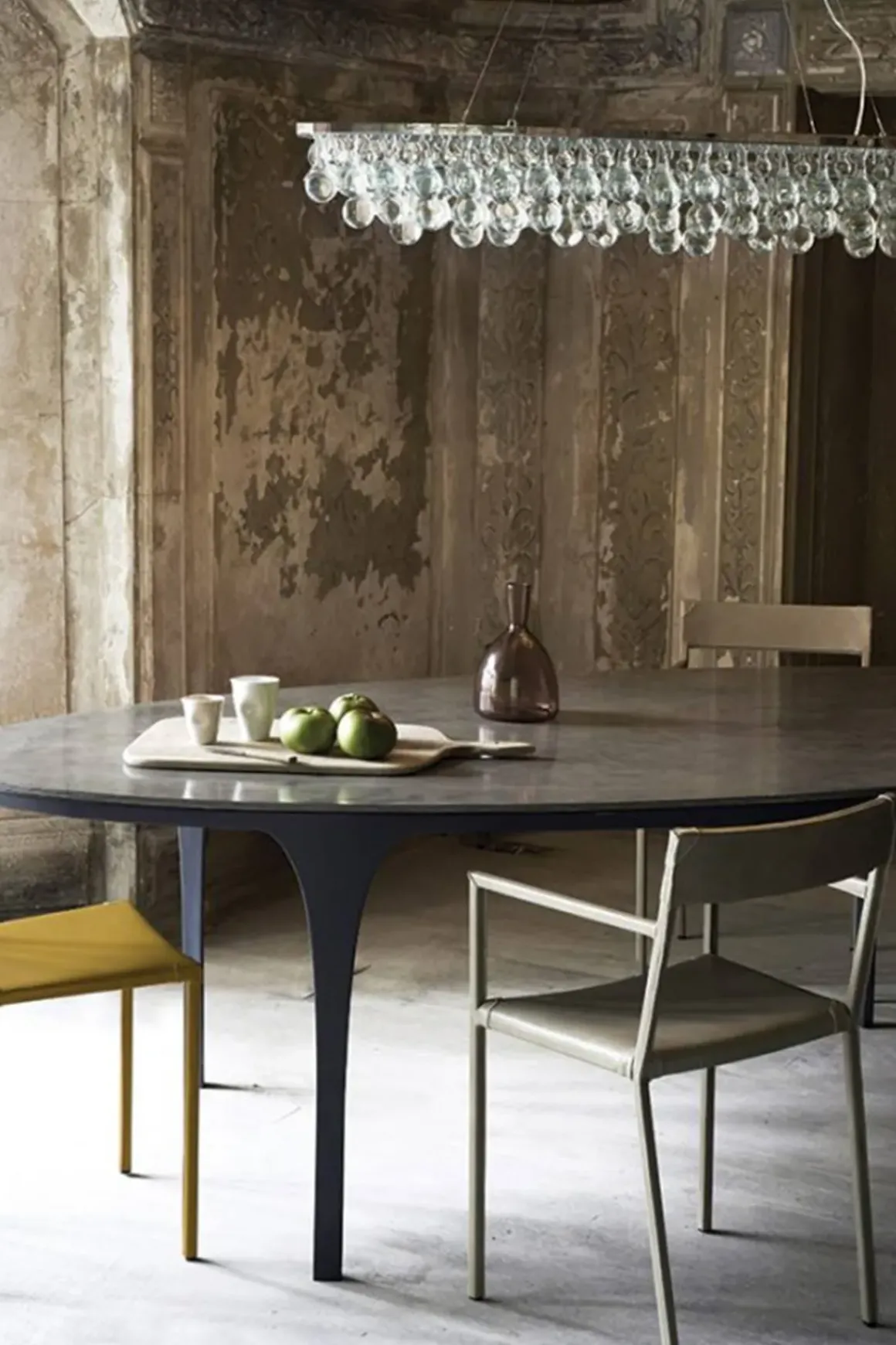 Taklampe - Arctic Pear Chandelier Round Dia90cm