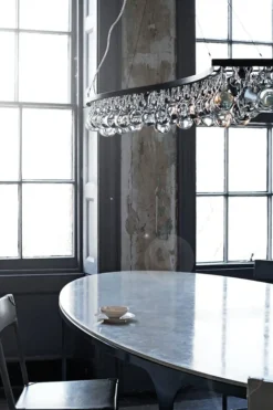Taklampe - Arctic Pear Chandelier Single Wave 160cm