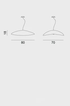 Taklampe - Brass 95 Dia80cm Messing