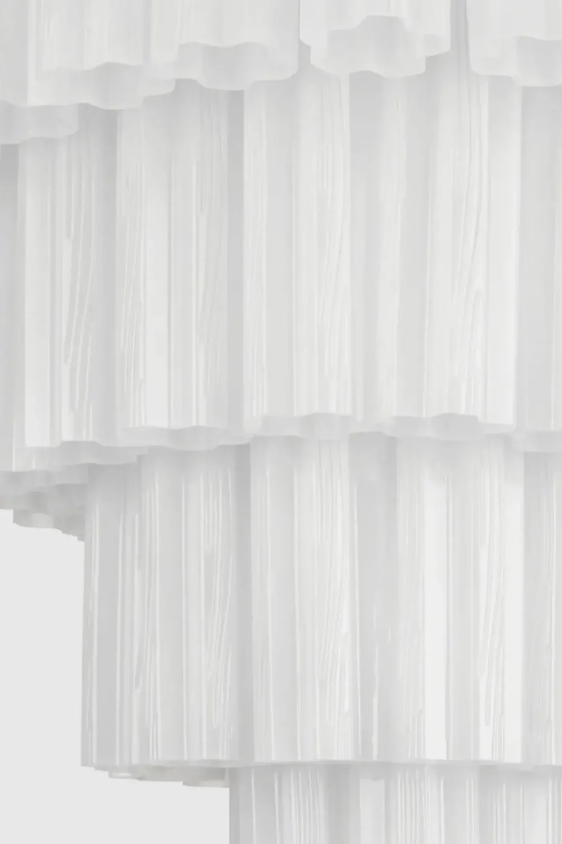 Taklampe - Fontaine Chandelier 4-layer Sort/Hvit