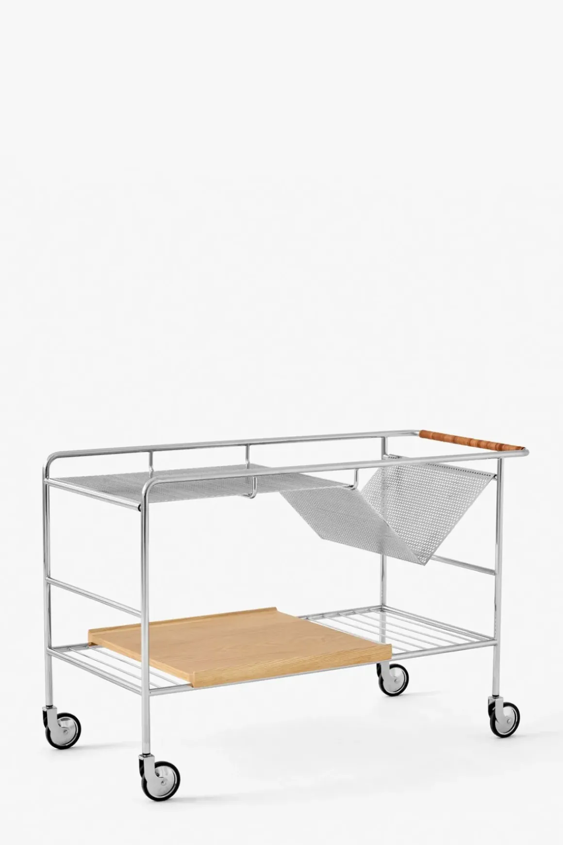Trillebord - Alima Trolley NDS1 Krom/Lakkert Eik