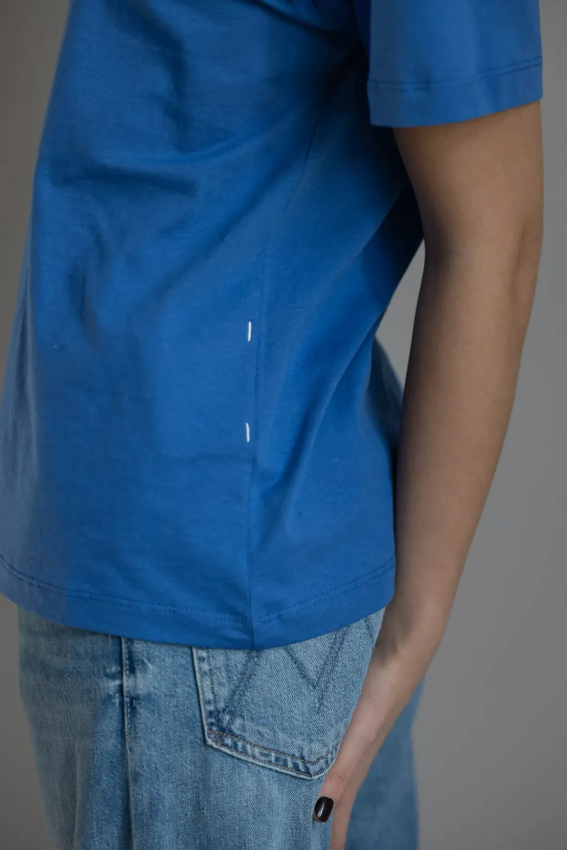 T-Skjorte - Classic Circular Tee Brilliant Blue