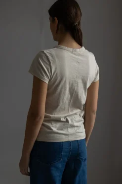 T-Skjorte - The Slub Tee Warm Grey