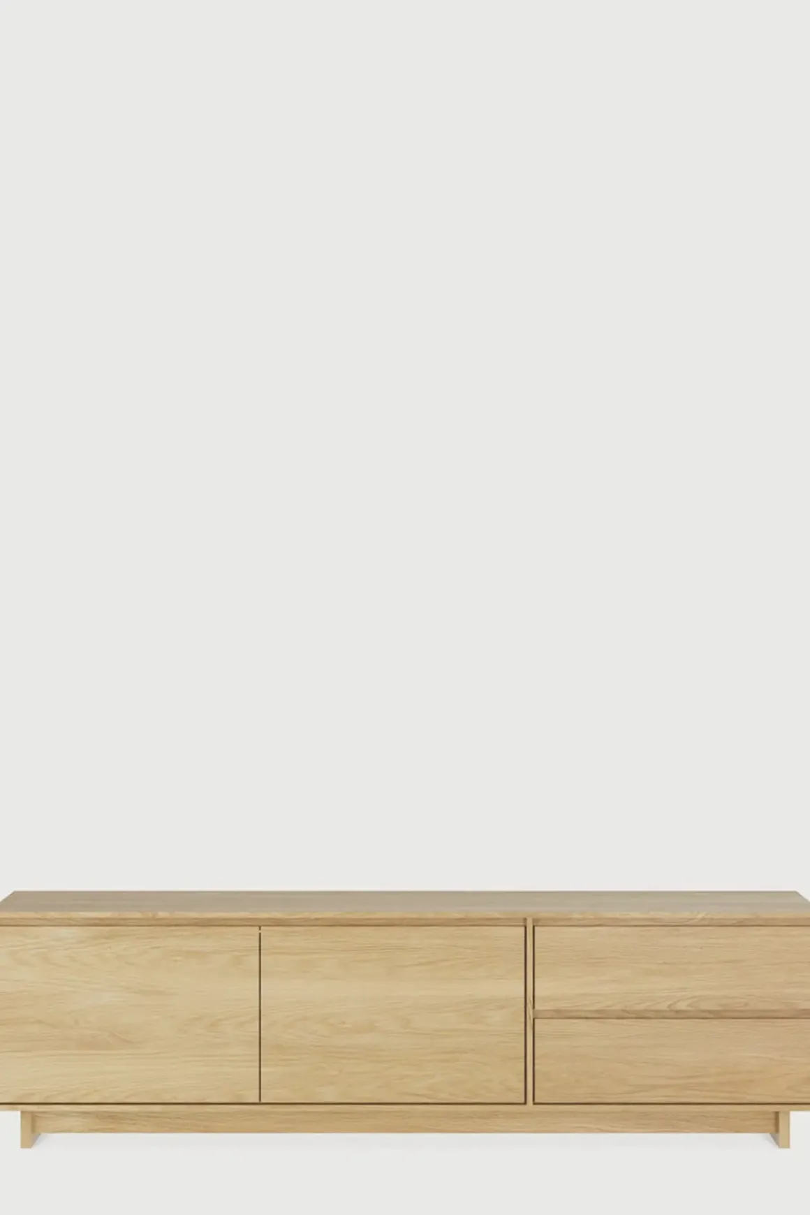 TV-benk - Oak Wave 210x46xh60cm