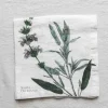 Tøyserviett - Aromatic Herbs 45x45cm Salvie