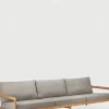 Utesofa - Jack Outdoor 3-seter Mocha Teak