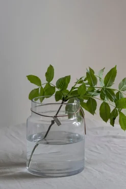 Vase - Glass H18cm Klar