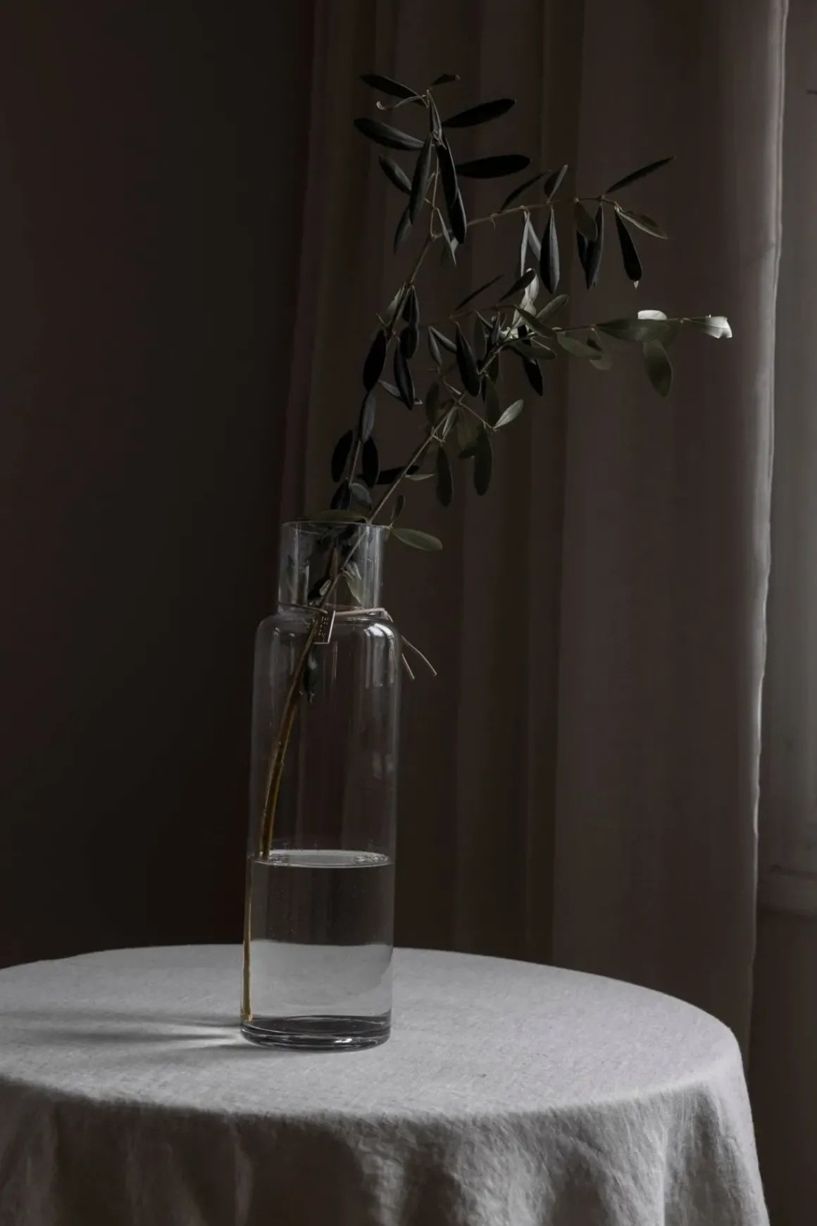 Vase - Glass H34cm Klar