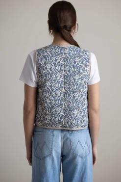 Vest - Daisy Faria Flowers/Empress Blue